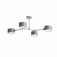 SLE183702-04 Светильник потолочный Серый/Серый E14 4*60W - SLE183702-04 Светильник потолочный Серый/Серый E14 4*60W
