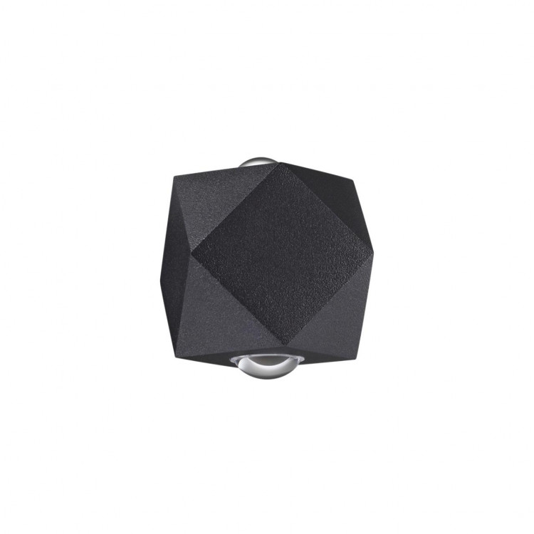 4218/4WL HIGHTECH ODL21 189 черн/металл Настен.светильник IP54 LED 4W 350Лм 3200K DIAMANTA