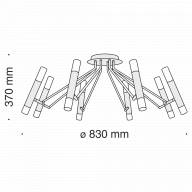 Потолочный светильник Technical MOD620CL-16B - Потолочный светильник Technical MOD620CL-16B