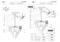 111014008 Бриз 8*60W E27 220 V люстра