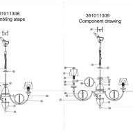 361011308 Каталина 8*40W E14 220V люстра - 361011308 Каталина 8*40W E14 220V люстра