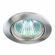 369103 SPOT NT09 308 никель Встраиваемый светильник IP20 GX5.3 50W 12V CROWN - 369103 SPOT NT09 308 никель Встраиваемый светильник IP20 GX5.3 50W 12V CROWN