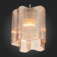 SL117.303.01 Подвес ST-Luce Бронзовый/Янтарный E27 1*60W - SL117.303.01 Подвес ST-Luce Бронзовый/Янтарный E27 1*60W