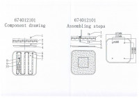 674012101 Ривз 30W LED 220 V люстра