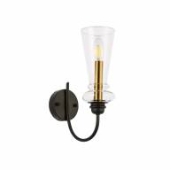 SLE112401-01 Светильник настенный Черный/Прозрачный E14 1*40W - SLE112401-01 Светильник настенный Черный/Прозрачный E14 1*40W