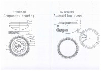 674012201 Ривз 36W LED 220 V люстра