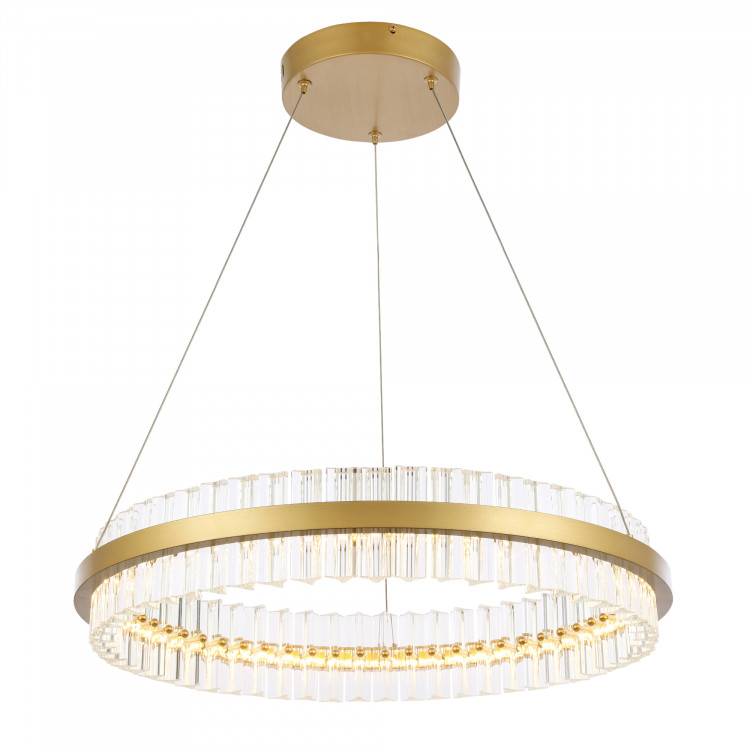 SL383.213.01 Светильник подвесной ST-Luce Матовое золото/Прозрачный LED 1*44W