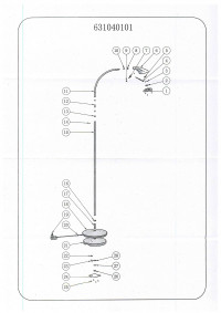 631040101 Ракурс 1*6.5W LED 220 V торшер