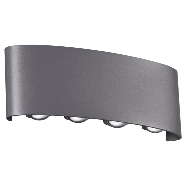 358461 STREET NT20 342 темно-серый  Ландшафтный настенный светильник IP54 LED 4000K 8W 85-265V CALLE