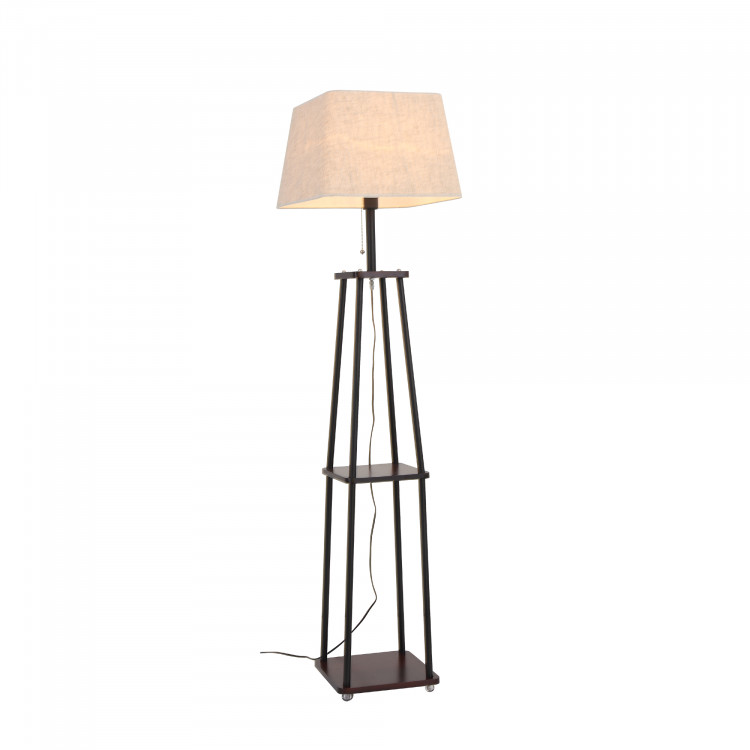 SLE302.405.01 Торшер ST-Luce Черный, Коричневый/Бежевый E27 1*40W (из 2-х коробок)