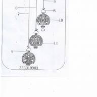 333010903 Скарлет 3*60W  Е14 220 V люстра - 333010903 Скарлет 3*60W  Е14 220 V люстра