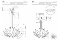 609013210 Фленсбург 90W LED 220 V люстра