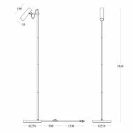 Торшер Technical MOD129FL-01B - Торшер Technical MOD129FL-01B