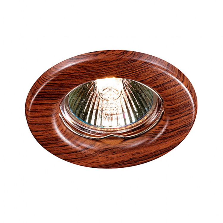 369714 SPOT NT12 309 красное дерево Встраиваемый НП светильник IP20 GX5.3 50W 12V WOOD