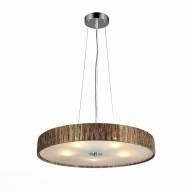 SL357.703.05 Светильник подвесной ST-Luce Хром/Коричневый E27 5*40W - SL357.703.05 Светильник подвесной ST-Luce Хром/Коричневый E27 5*40W