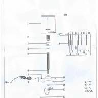 684030501 Федерика 1*40W E14 220 V наст. лампа - 684030501 Федерика 1*40W E14 220 V наст. лампа