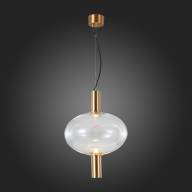 SL1582.303.01 Светильник подвесной ST-Luce Бронзовый/Прозрачный LED 1*7W - SL1582.303.01 Светильник подвесной ST-Luce Бронзовый/Прозрачный LED 1*7W