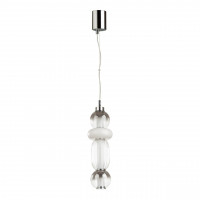 4827/18L PENDANT ODL21 321 хром/дымчатый/белый/прозрачный Подвес LED 18W BEANS