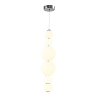 SL1583.103.01 Светильник подвесной ST-Luce Хром/Белый LED 1*24W