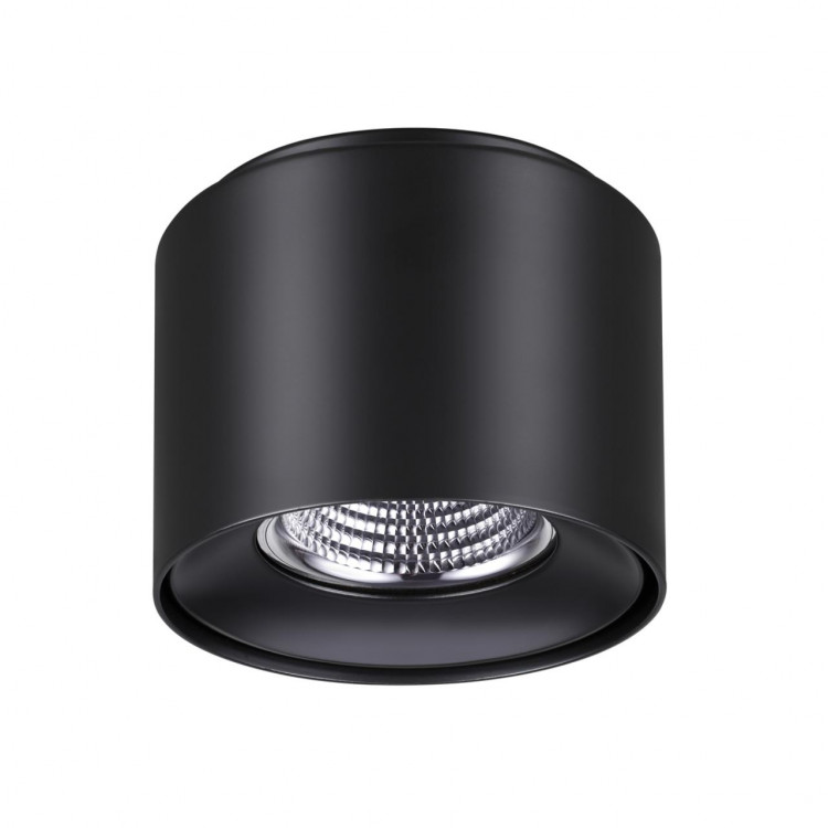 358474 OVER NT21 207 черный Светильник накладной IP20 LED 4000K 15W 200-260V RECTE