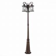 SL080.425.03 Светильник уличный наземный ST-Luce Темный кофе/Прозрачный, Темный кофе E27 3*100W - SL080.425.03 Светильник уличный наземный ST-Luce Темный кофе/Прозрачный, Темный кофе E27 3*100W