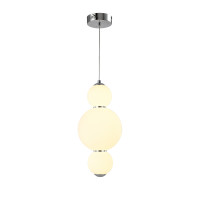 SL1583.113.01 Светильник подвесной ST-Luce Хром/Белый LED 1*12W