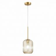 SL1154.333.01 Подвес ST-Luce Латунь/Коньячный E27 1*60W - SL1154.333.01 Подвес ST-Luce Латунь/Коньячный E27 1*60W