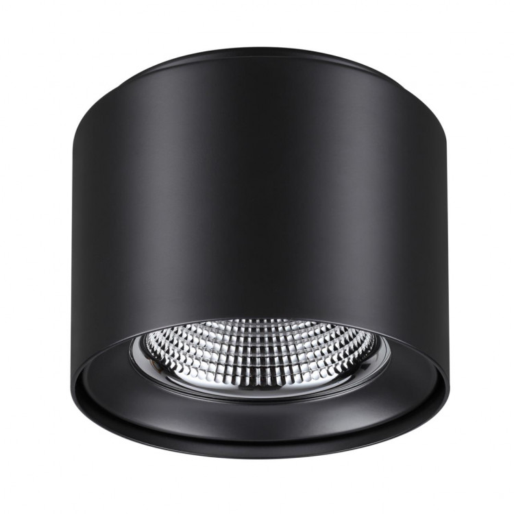 358475 OVER NT21 207 черный Светильник накладной IP20 LED 4000K 20W 200-260V RECTE