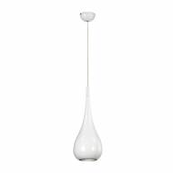 2906/1 PENDANT ODL16 310 белый глянцевый/металл Подвес Е27 60W 220V DROP - 2906/1 PENDANT ODL16 310 белый глянцевый/металл Подвес Е27 60W 220V DROP