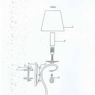 393020101 Прованс 1*60W E14 220 V бра - 393020101 Прованс 1*60W E14 220 V бра