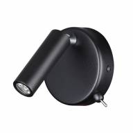 5220/3WL LEDIO LN22 049 черный Бра с выкл. LED 3W 3000K 330Лм  220V CHASE - 5220/3WL LEDIO LN22 049 черный Бра с выкл. LED 3W 3000K 330Лм  220V CHASE