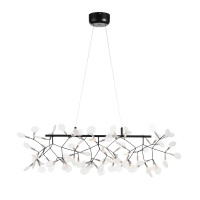 SL379.403.81 Люстра подвесная ST-Luce Черный/Белый LED 81*0,5W