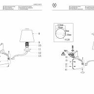 448024401 Виталина 1*40W E14 220 V бра - 448024401 Виталина 1*40W E14 220 V бра