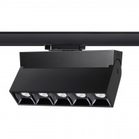 358326 PORT NT19 125 черный Трехфазный трековый свтильник IP33 LED 4000К 25W 110-265V EOS