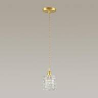 3799/1 SUSPENTIONI LN19 148 золотой, прозрачный Подвес E14 1*40W 220V JESS - 3799/1 SUSPENTIONI LN19 148 золотой, прозрачный Подвес E14 1*40W 220V JESS