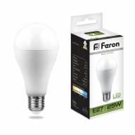 Лампа светодиодная Feron LB-100 Шар E27 25W 4000K - Лампа светодиодная Feron LB-100 Шар E27 25W 4000K