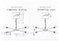 329011012 Вега 12*3W LED 220 V люстра