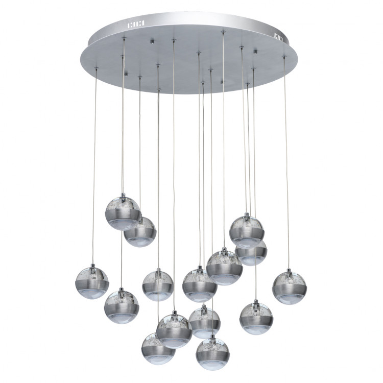 730010315 Капелия 15*6W LED 220 V люстра (пульт)