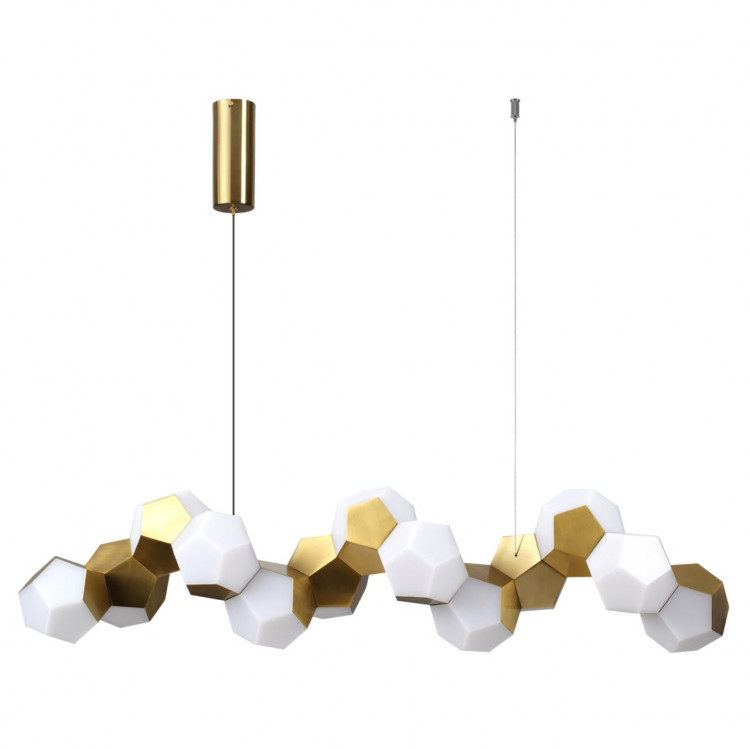 4305/74L HIGHTECH ODL22 165 золото Подвесной светильник LED 83W 4440Лм IP20 BINGO