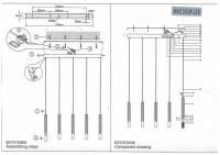 631012405 Ракурс 5*5W LED 220 V люстра