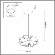3644/26L LEDIO LN18 045 хром/матовый белый Подвес LED 26W 4000К 1300Лм 220V LEILA - 3644/26L LEDIO LN18 045 хром/матовый белый Подвес LED 26W 4000К 1300Лм 220V LEILA