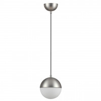 4959/1 PENDANT ODL22 307 мат.никель/металл/белый/стекло Подвес E27 1*40W PINGA