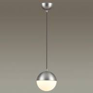 4959/1 PENDANT ODL22 307 мат.никель/металл/белый/стекло Подвес E27 1*40W PINGA - 4959/1 PENDANT ODL22 307 мат.никель/металл/белый/стекло Подвес E27 1*40W PINGA