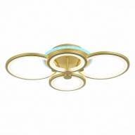 SLE200322-04RGB Светильник потолочный Золото/Белый LED 1*100W RGB 8W 3000-6000K - SLE200322-04RGB Светильник потолочный Золото/Белый LED 1*100W RGB 8W 3000-6000K