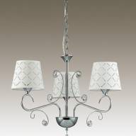 2997/3 COMFI LN16 094 хром/ткань/хрусталь Люстра Е14 3*40W 220V FRITTA - 2997/3 COMFI LN16 094 хром/ткань/хрусталь Люстра Е14 3*40W 220V FRITTA