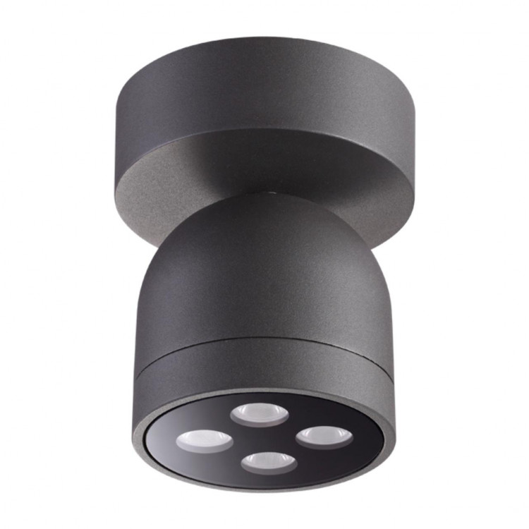 358118 STREET NT19 327 темно-серый  Ландшафтный светильник IP65 LED 3000К 10W 100-240V GALEATI