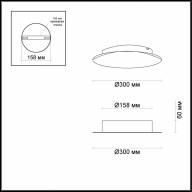 3561/12WL HIGHTECH ODL18 193 золот. фольг-ние Настен. св-ник IP20 LED 3000K 12W 672Лм 220V SOLARIO - 3561/12WL HIGHTECH ODL18 193 золот. фольг-ние Настен. св-ник IP20 LED 3000K 12W 672Лм 220V SOLARIO
