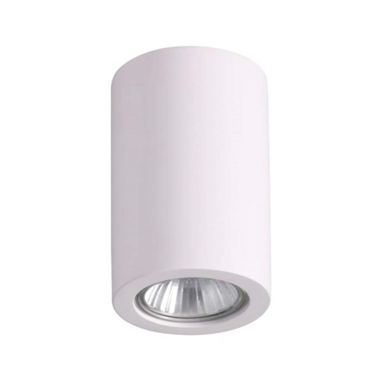 3553/1C HIGHTECH ODL18 196 белый гипсовый Потолочный накладной светильник IP20 GU10 1*35W 220V GIPS