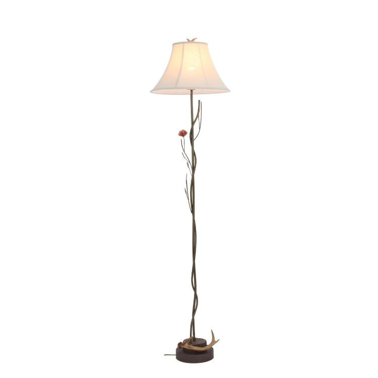 SL347.305.01 Торшер ST-Luce Коричневый/Бежевый E27 1*60W (из 2-х коробок)