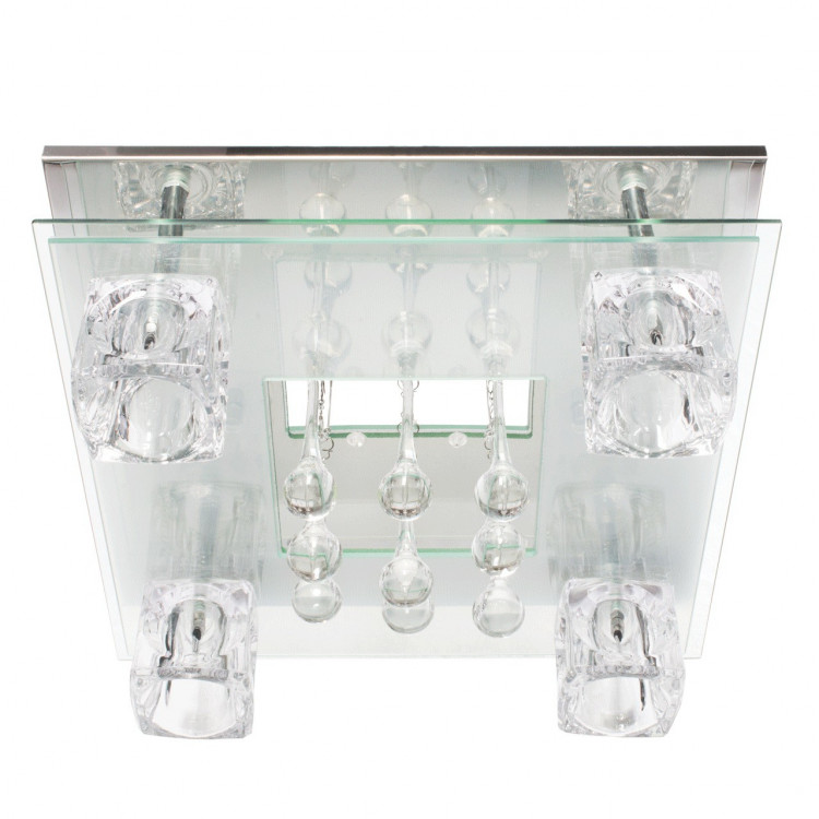 330010904  Альтаир хром 4*20W G4 12 V LED люстра (пульт)